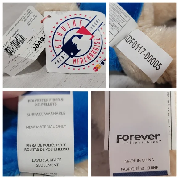 Toronto Blue Jays Baseball MLB Collectables Set Bear, Vintage Wall Clock & Book - Picture 16 of 17